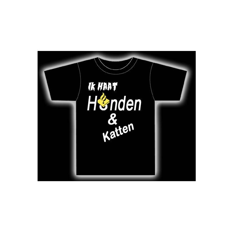 T.shirt Haat honden