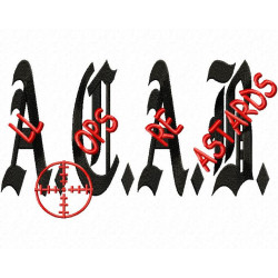 (1c)Hooded ACAB COPS