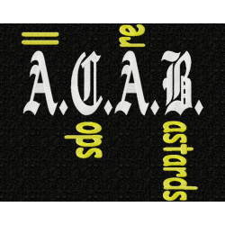 (1b) Hooded ACAB COPS GEEL