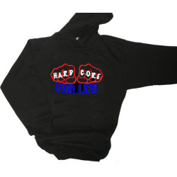 Hooded Sweater (Hardcore 4 Life) vuist