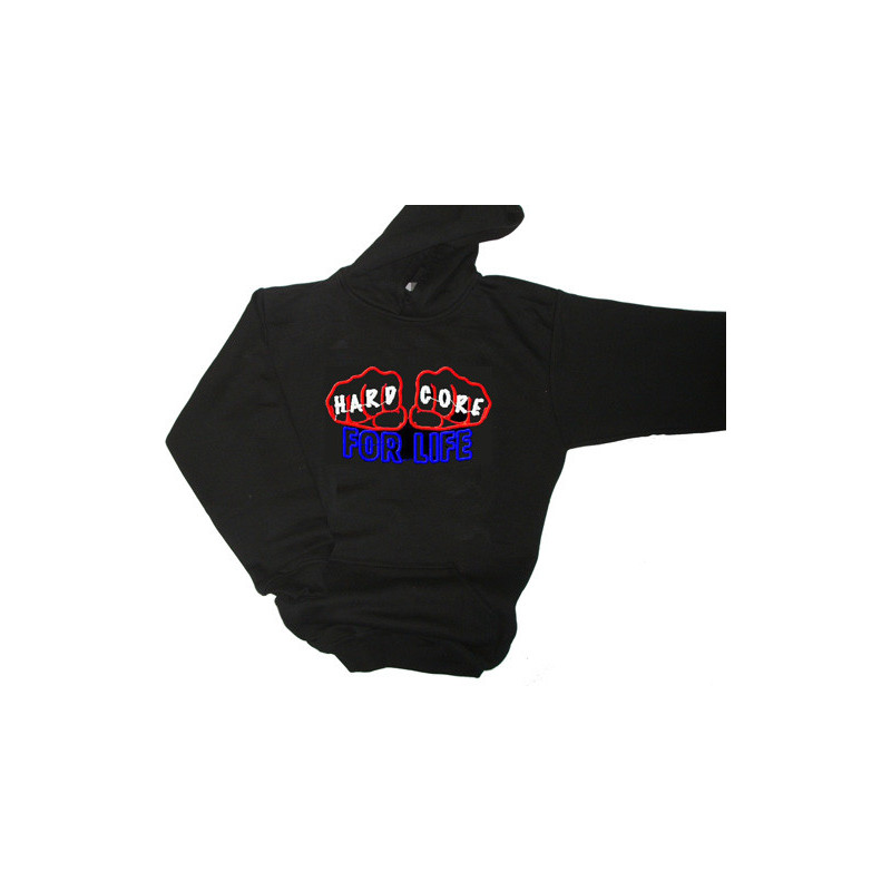 Hooded Sweater (Hardcore 4 Life) vuist