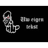 Fuck Uw eigen tekst