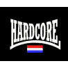(9e)Hooded Hardcore logo nl vlag