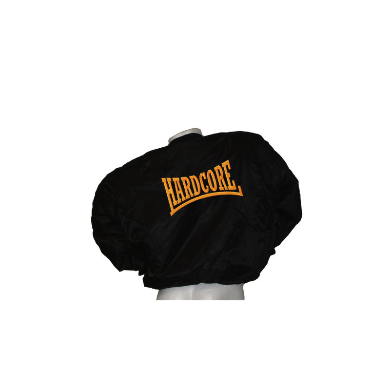 Bomber Hardcore logo (oranje)