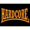 Hooded Hardcore logo (oranje)