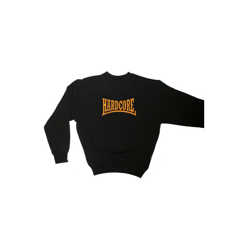 Sweater Hardcore logo (oranje)