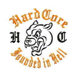 Sweater Hardcore Founded in Hell(wit)