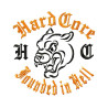Sweater Hardcore Founded in Hell(wit)