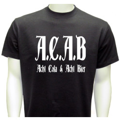 (4)T-shirt ACAB COLA