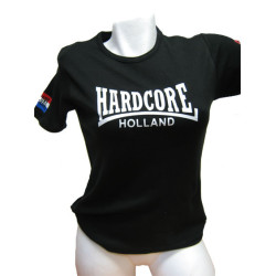 Damesshirt Hardcore Holland NL flags