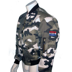 Bomberjack NL Army grijs